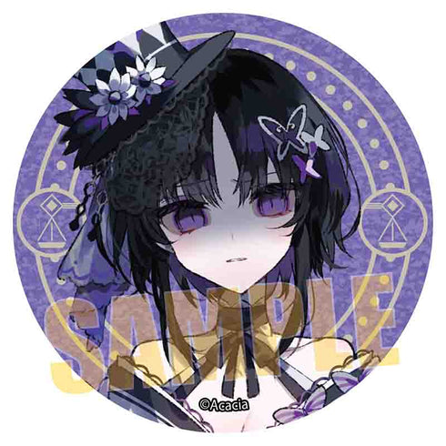 『魔法少女ノ魔女裁判』グリッター缶バッジ /宝生マーゴ