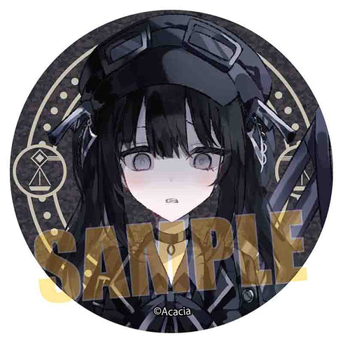 『魔法少女ノ魔女裁判』グリッター缶バッジ /黒部ナノカ