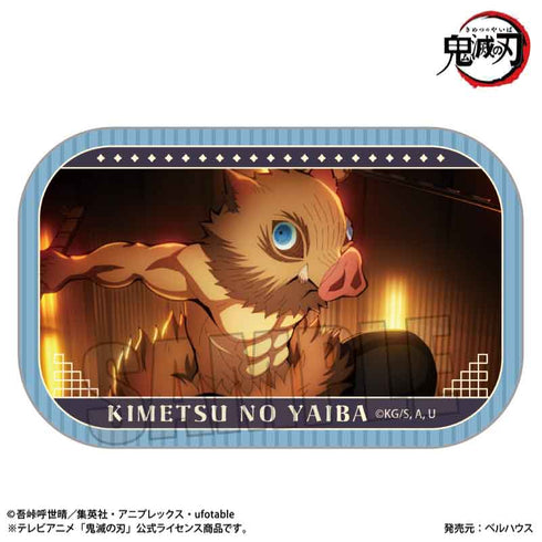 『鬼滅の刃』メモリーズスクエア缶バッジ /嘴平 伊之助(無限城編ver.)