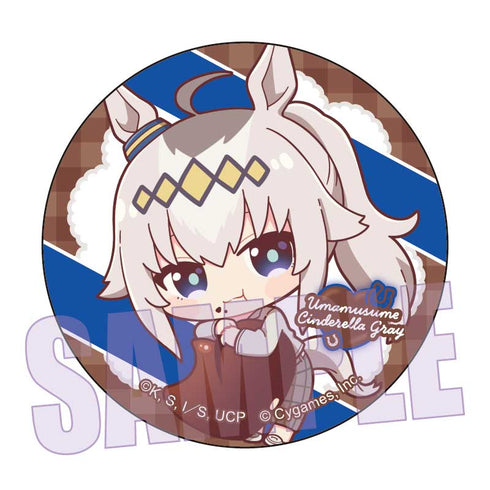 《赛马娘 灰姑娘格雷》徽章 / 小栗帽(巧克力色)