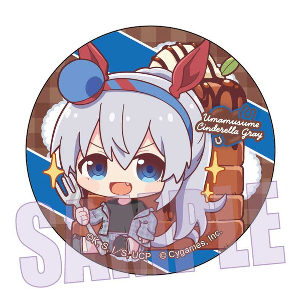 『ウマ娘 シンデレラグレイ』缶バッジ /タマモクロス(チョコレート)