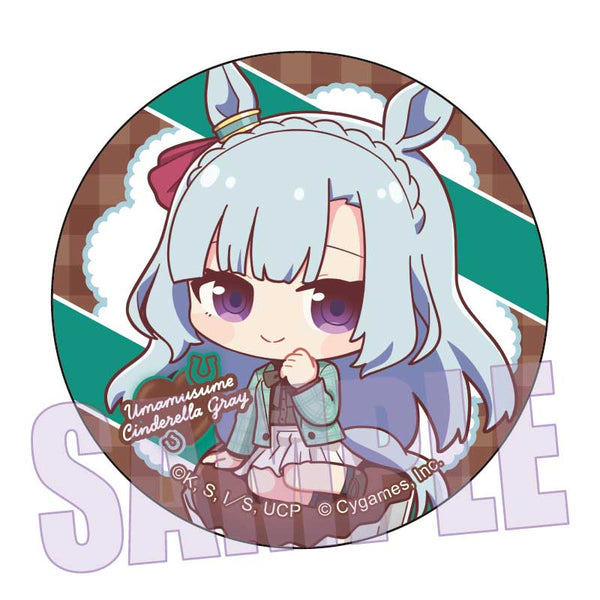 《赛马娘 灰姑娘格雷》徽章 / 梅吉罗阿尔丹(巧克力色)
