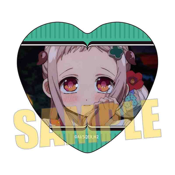 "Jibaku Shonen Hanako-kun 2" Memories Heart Pin Badge Part 3 / Nene Yahiro A