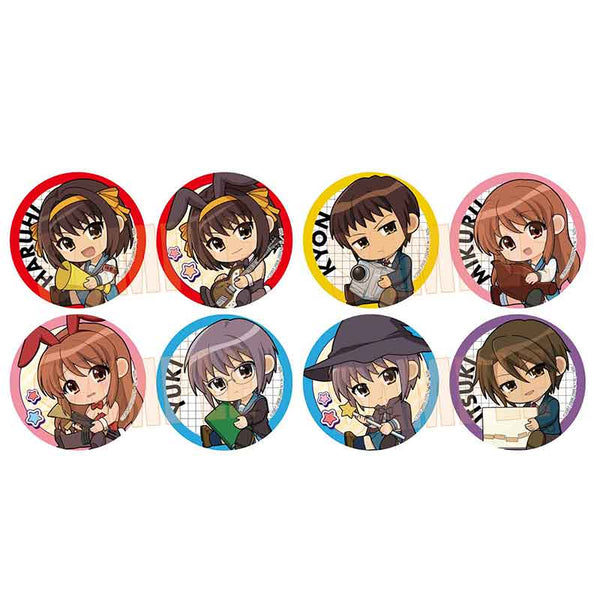 『涼宮ハルヒの憂鬱』トレーディング缶バッジ /ぎゅぎゅっと【BOX】