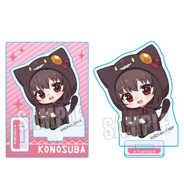 《向這美好的世界投下爆焰!》緊緻迷你立牌/YunYun(穿著Chomusuke連帽衫)