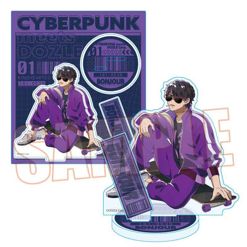『ドズル社』アクリルスタンド /ぼんじゅうる(CYBERPUNK meets DOZLE Corp.)