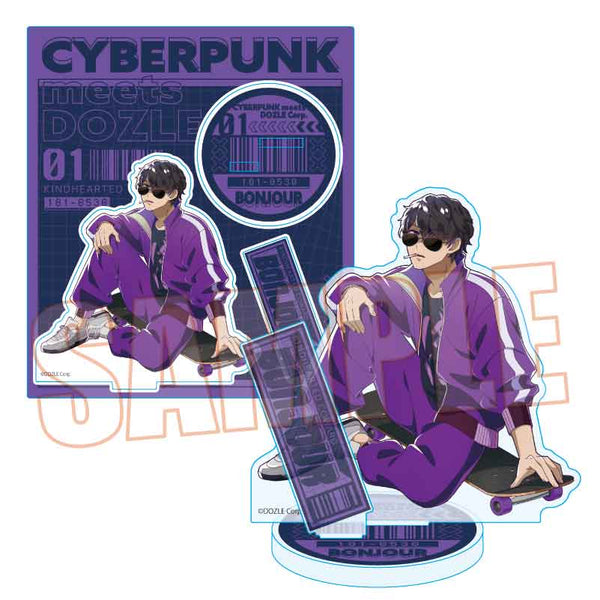 『ドズル社』アクリルスタンド /ぼんじゅうる(CYBERPUNK meets DOZLE Corp.)