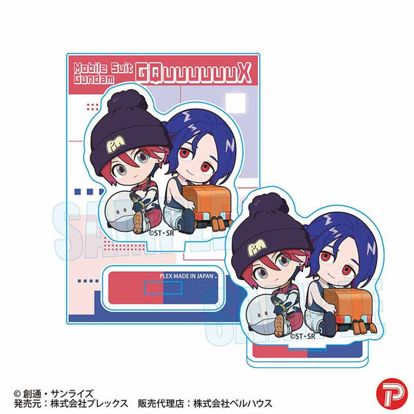 "Mobile Suit Gundam GQuuuuuuX" Gyu-Gyu Mini Stand / Machu & Shuji