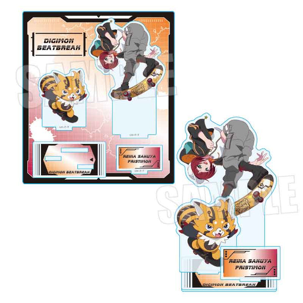 『DIGIMON BEATBREAK』アクリルスタンド /咲夜 レーナ&プリスティモン Skater ver.