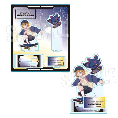 『DIGIMON BEATBREAK』アクリルスタンド /久遠寺 マコト&キロプモン Skater ver.