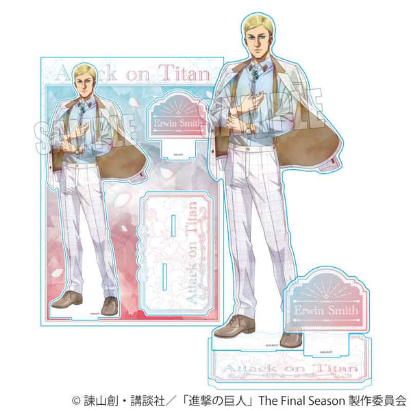 『進撃の巨人The Final Season』MEGAアクリルスタンド /エルヴィン・スミス(Nemophila)