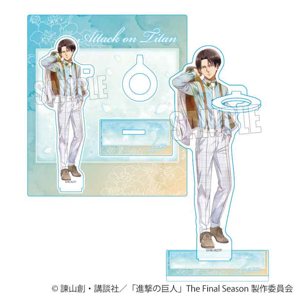 『進撃の巨人The Final Season』アクリルペンスタンド /リヴァイ(Nemophila)