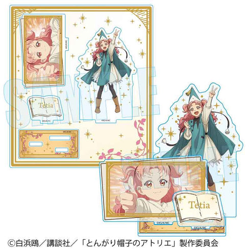 『とんがり帽子のアトリエ』箔押しアクリルスタンド /テティア