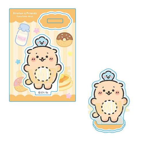 『しろたん』ミニスタンド /らっこいぬ&しぇるA