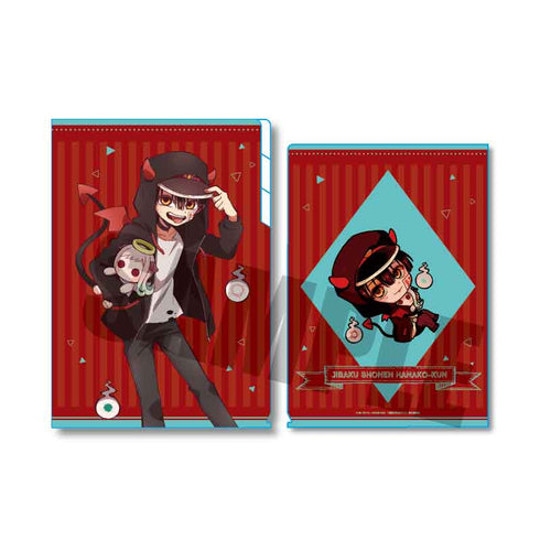 『地縛少年花子くん』クリアファイル3ポケット  小悪魔パーカーver./花子くん(天使寧々ちゃんぬいぐるみ)【202502再販】