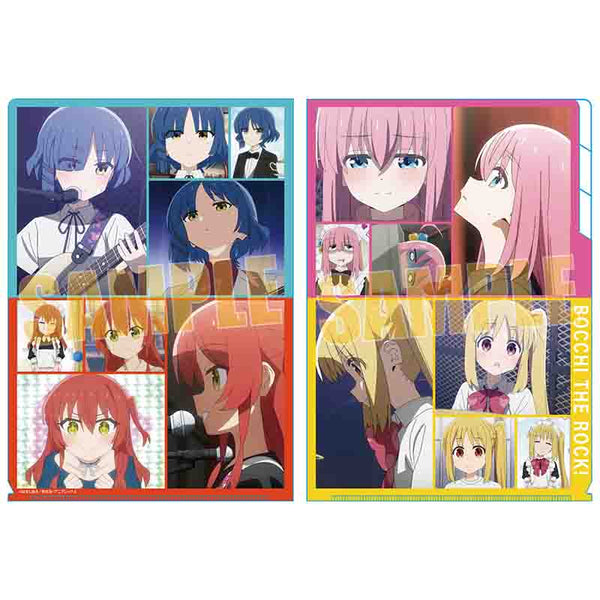 "Bocchi the Rock!" 3-Pocket Clear File / Cable Ties