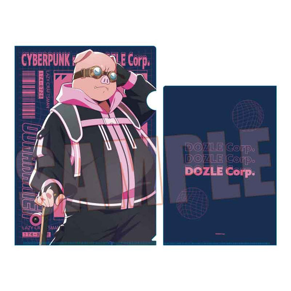 『ドズル社』クリアファイル /おおはらMEN(CYBERPUNK meets DOZLE Corp.)