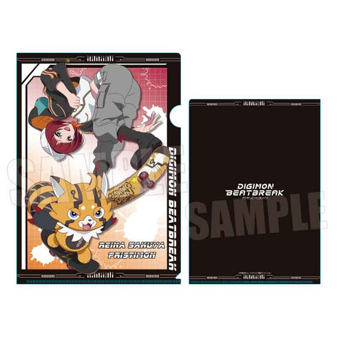 『DIGIMON BEATBREAK』クリアファイル /咲夜 レーナ&プリスティモン Skater ver.