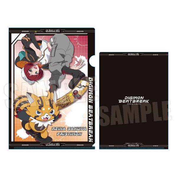 『DIGIMON BEATBREAK』クリアファイル /咲夜 レーナ&プリスティモン Skater ver.