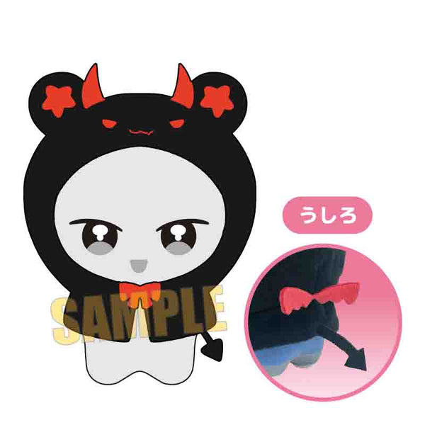 『原創』出遊!刺繡可愛雨披 惡魔