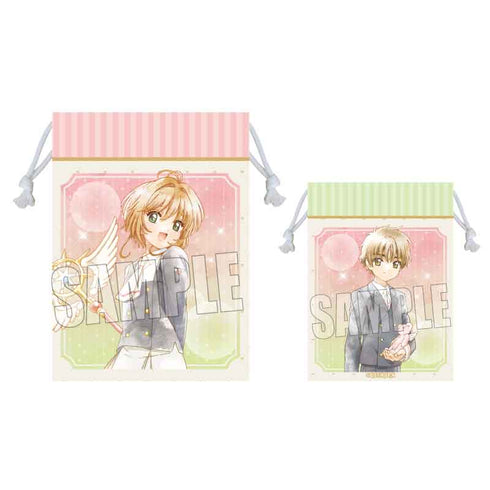 『カードキャプターさくら25』巾着 /木之本 桜&李 小狼