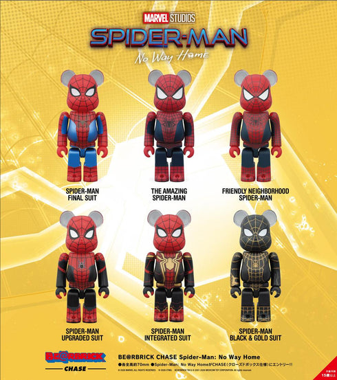 『BE@RBRICK CHASE』Spider-Man: No Way Home【BOX】