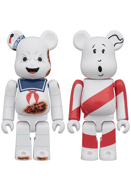 『BE@RBRICK』史泰普夫棉花糖人「生氣臉」與「無鬼」2件組