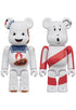 『BE@RBRICK』史泰普夫棉花糖人「生氣臉」與「無鬼」2件組