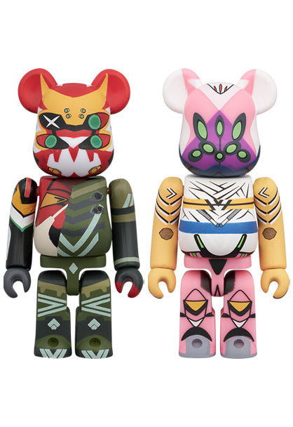 『BE@RBRICK』新世紀福音戰士新2號機α & 新世紀福音戰士8號機β 臨時戰鬥形態 2入組