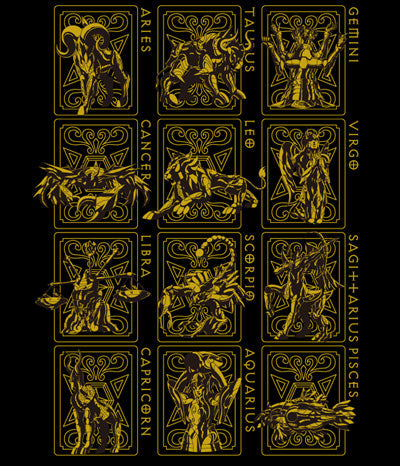 『聖闘士星矢』5775-361 黄金聖衣Tシャツゴールドver.【202407再販】