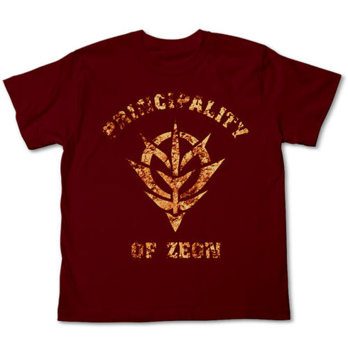 『機動戦士ガンダム』0200-554 ジオンかすれプリントTシャツ【202407再販】