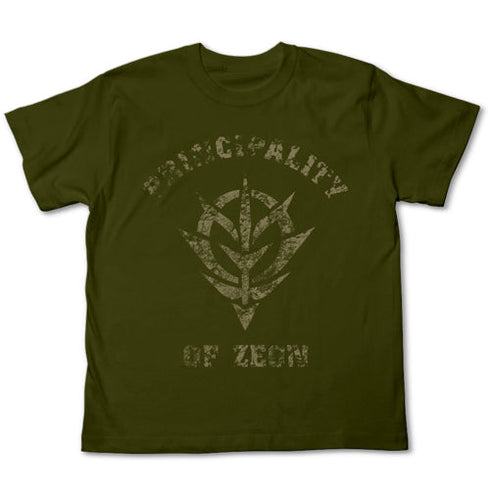 『機動戦士ガンダム』0200-554 ジオンかすれプリントTシャツ【202407再販】