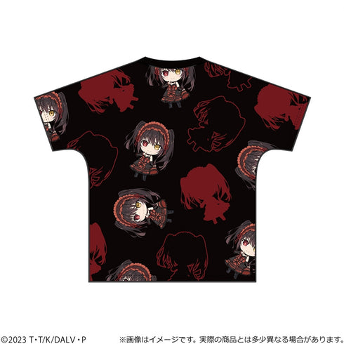 『デート・ア・ライブV』フルグラフィックTシャツ 時崎狂三 XL