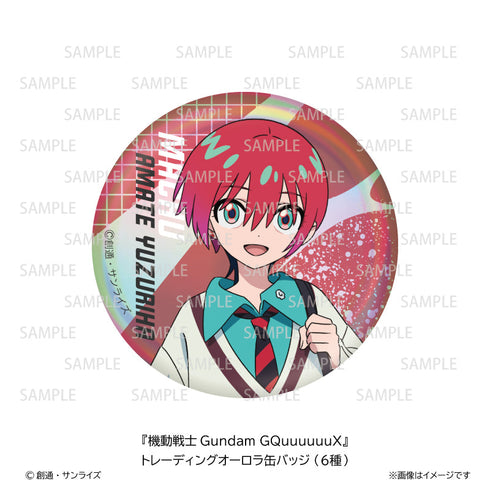 『機動戦士Gundam GQuuuuuuX』トレーディングオーロラ缶バッジ【BOX】