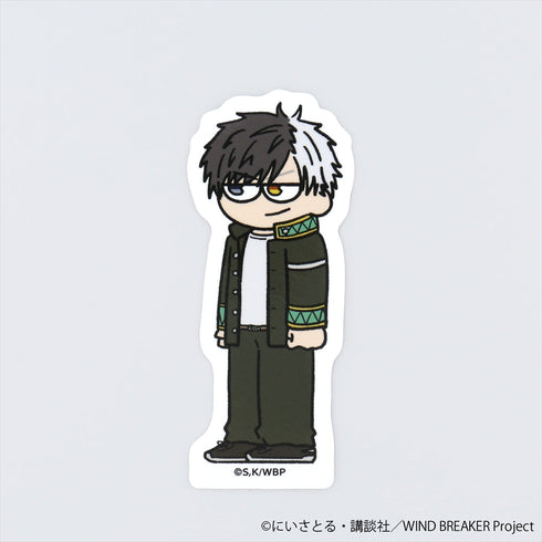 『WIND BREAKER』ジロリ ダイカットステッカー 桜遥