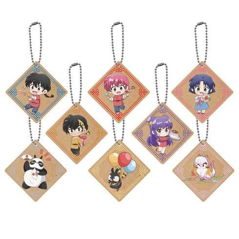 『らんま1/2』トレーディング木製キーホルダー 全8種【BOX】