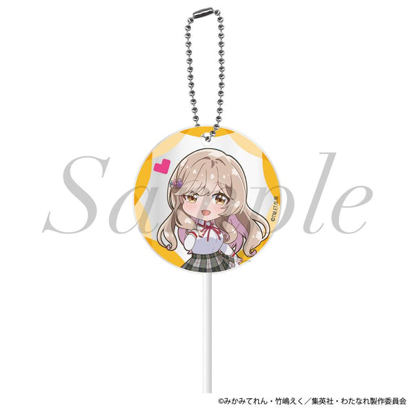 『わたしが恋人になれるわけないじゃん、ムリムリ!(※ムリじゃなかった!?)』ペロキャンキーホルダー 紫陽花