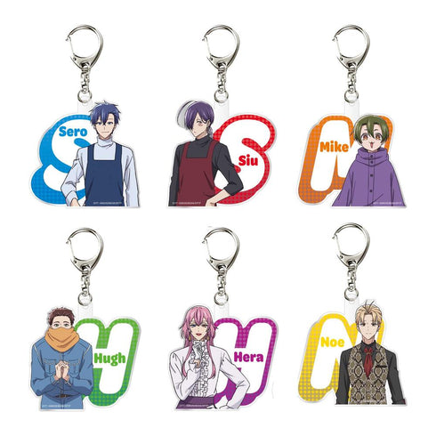 『拷問バイトくんの日常』トレーディングイニシャルキーホルダー 全6種【BOX】