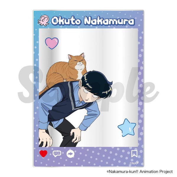 "Go for It, Nakamura-kun!!" Acrylic Card: Nakamura Okuto