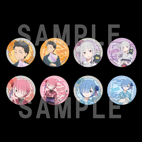 『Re:ゼロから始める異世界生活』トレーディングきらきら缶バッジ 七夕まつりver.【BOX】