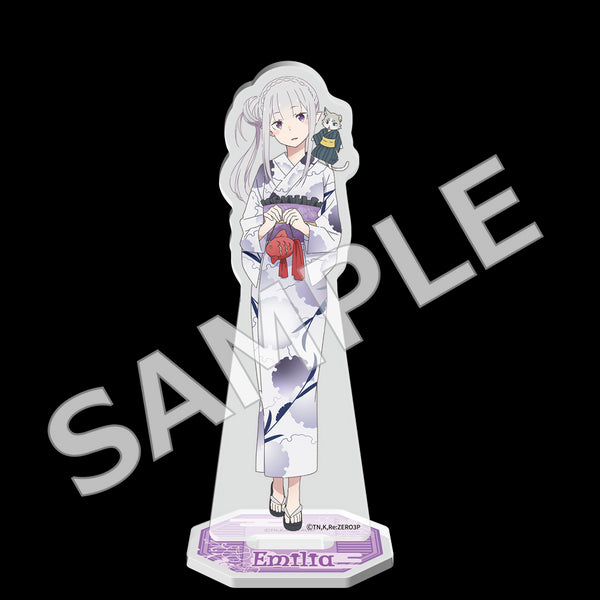 『Re:ゼロから始める異世界生活』アクリルスタンドフィギュア 七夕まつりver. エミリア