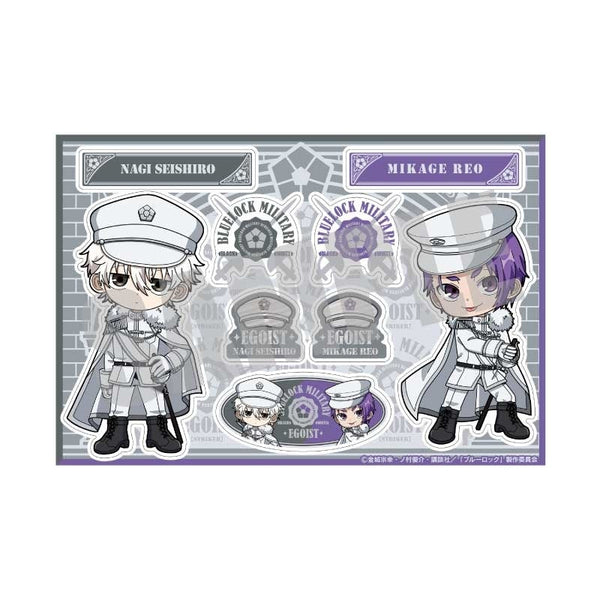 『ブルーロック』ステッカー 凪 誠士郎&御影 玲王 MILITARY ver.