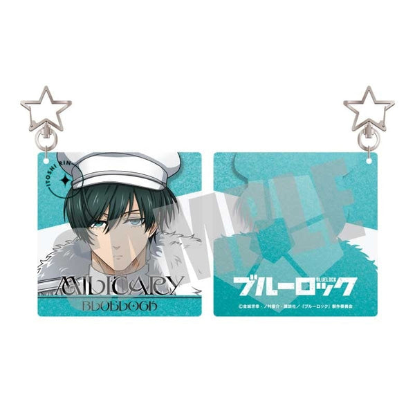 『ブルーロック』アクリルキーホルダー 糸師 凛 Blue military ver.