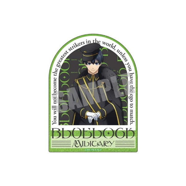 『ブルーロック』ダイカットステッカー 潔 世一 Blue military ver.