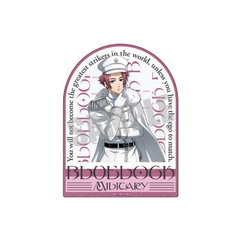 『ブルーロック』ダイカットステッカー 糸師 冴 Blue military ver.