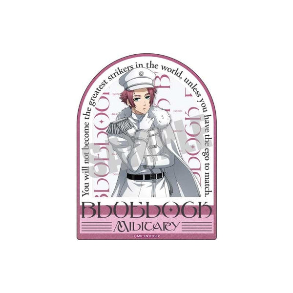 『ブルーロック』ダイカットステッカー 糸師 冴 Blue military ver.