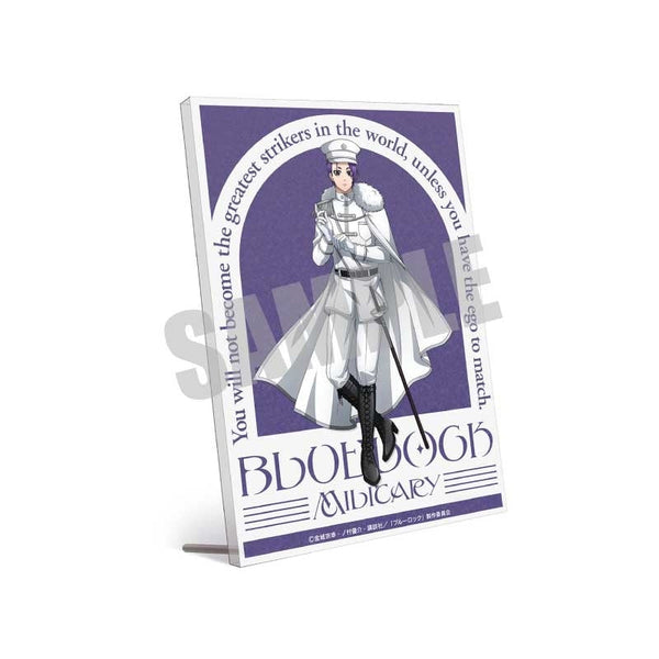 『ブルーロック』アクリルアートボード 御影 玲王 Blue military ver.