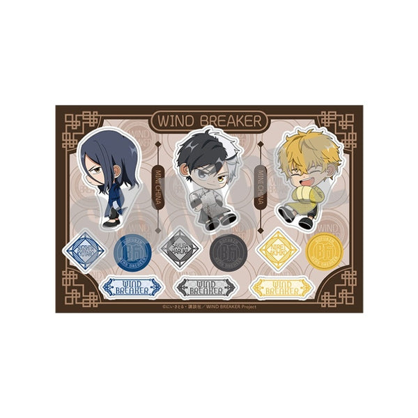 『WIND BREAKER』ステッカー 桜 遥&杉下 京太郎&楡井 秋彦 MINI CHINA ver.