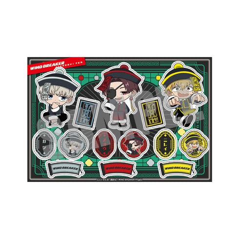 『WIND BREAKER』ステッカー 楡井 秋彦&蘇枋 隼飛&梶 蓮 JIANGSHI ver.