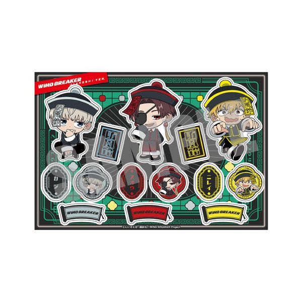 『WIND BREAKER』ステッカー 楡井 秋彦&蘇枋 隼飛&梶 蓮 JIANGSHI ver.